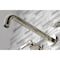 Kingston Brass Roman Tub Faucet, Polished Nickel, Wall Mount KS8026ML - alternate 2